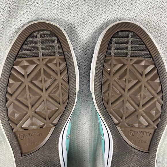 Converse Chuck Taylor All Star Low Top Sneakers Womens 7.5 Teal Turquoise Canvas - Picture 12 of 13